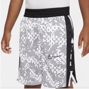 Nike Elite Basketball Shorts Boys Geometric Printed Size Large